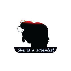 Logo She is a Scientist